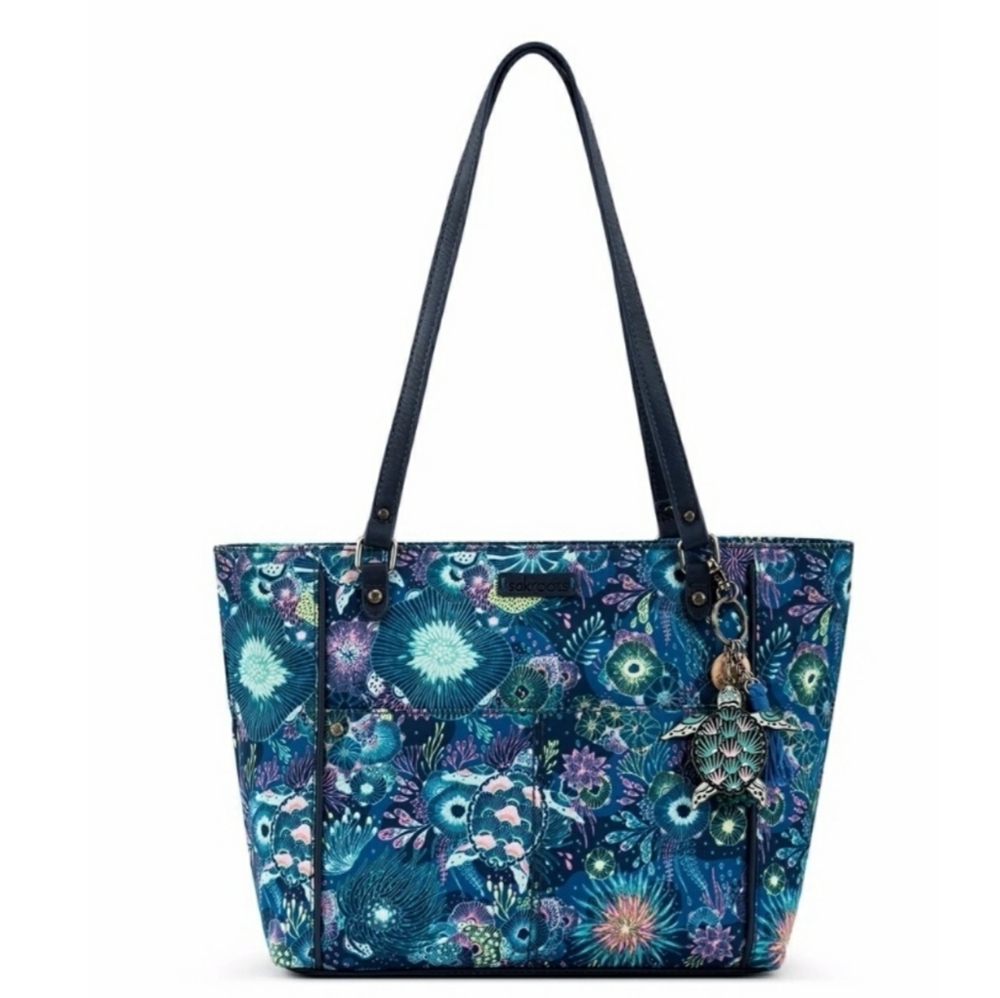 NEW Sakroots Royal Blue Seascape Metro Tote